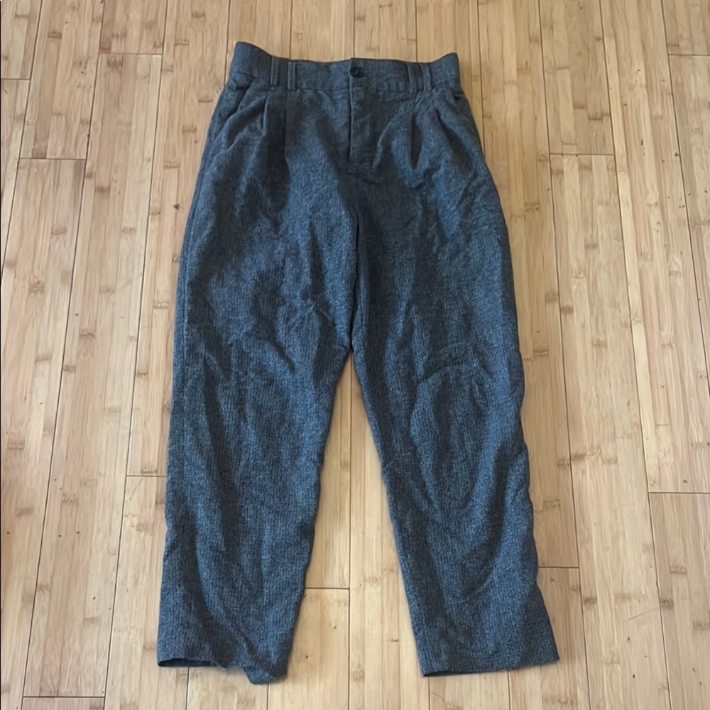 Zara Brown Dress Wool Blend Pants